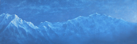 Увеличить Himalayas. The first rays of